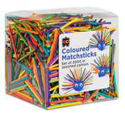 Matchsticks - Coloured (Pack of 2000)