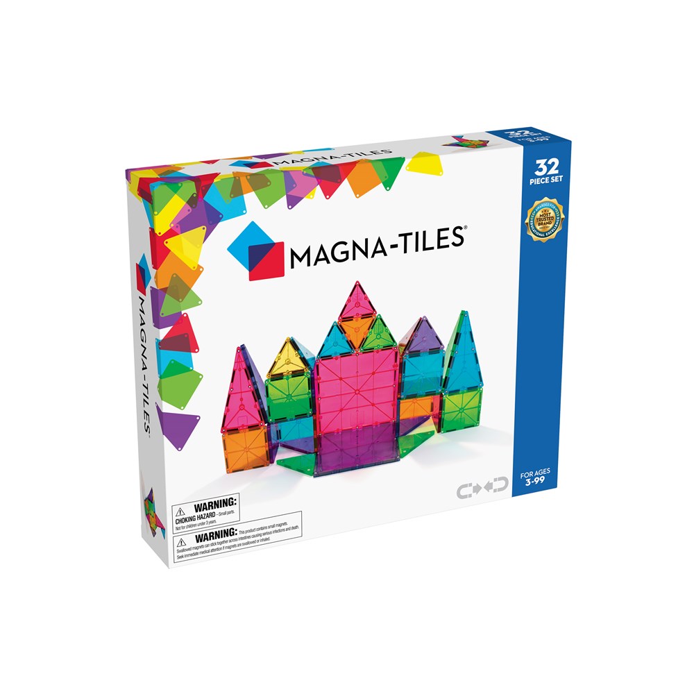 Magna-Tiles Classic - 32 Piece Set