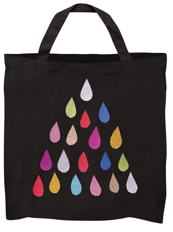 Black Cotton Bags - Pack of 10