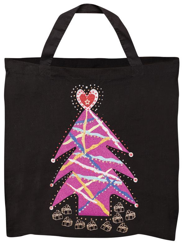 Black Cotton Bags - Pack of 10