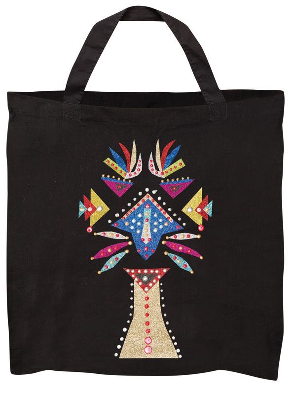 Black Cotton Bags - Pack of 10