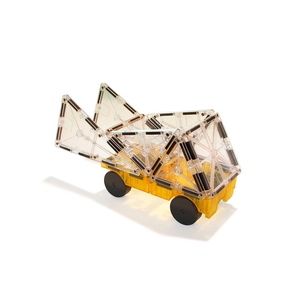 Magna-Tiles Cars - 2 Piece Expansion Set - Green & Yellow - view 3