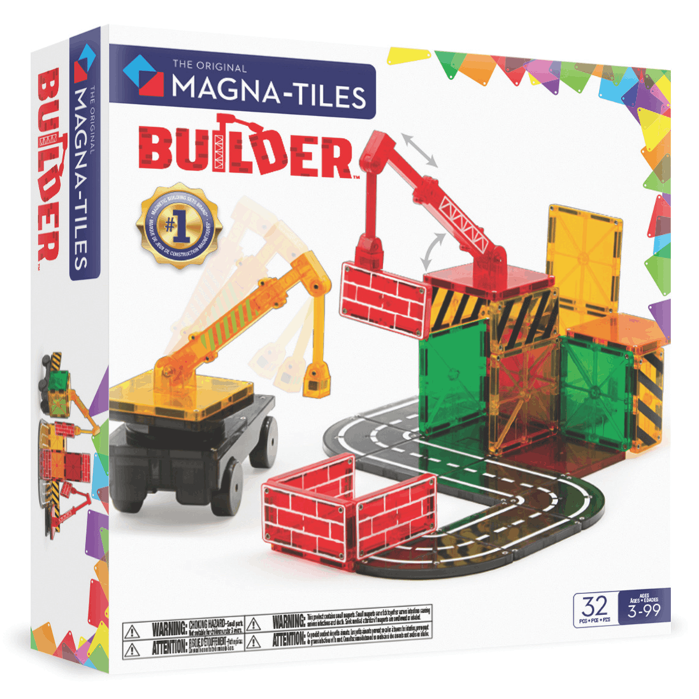Magna-Tiles Builder - 32 Piece Set