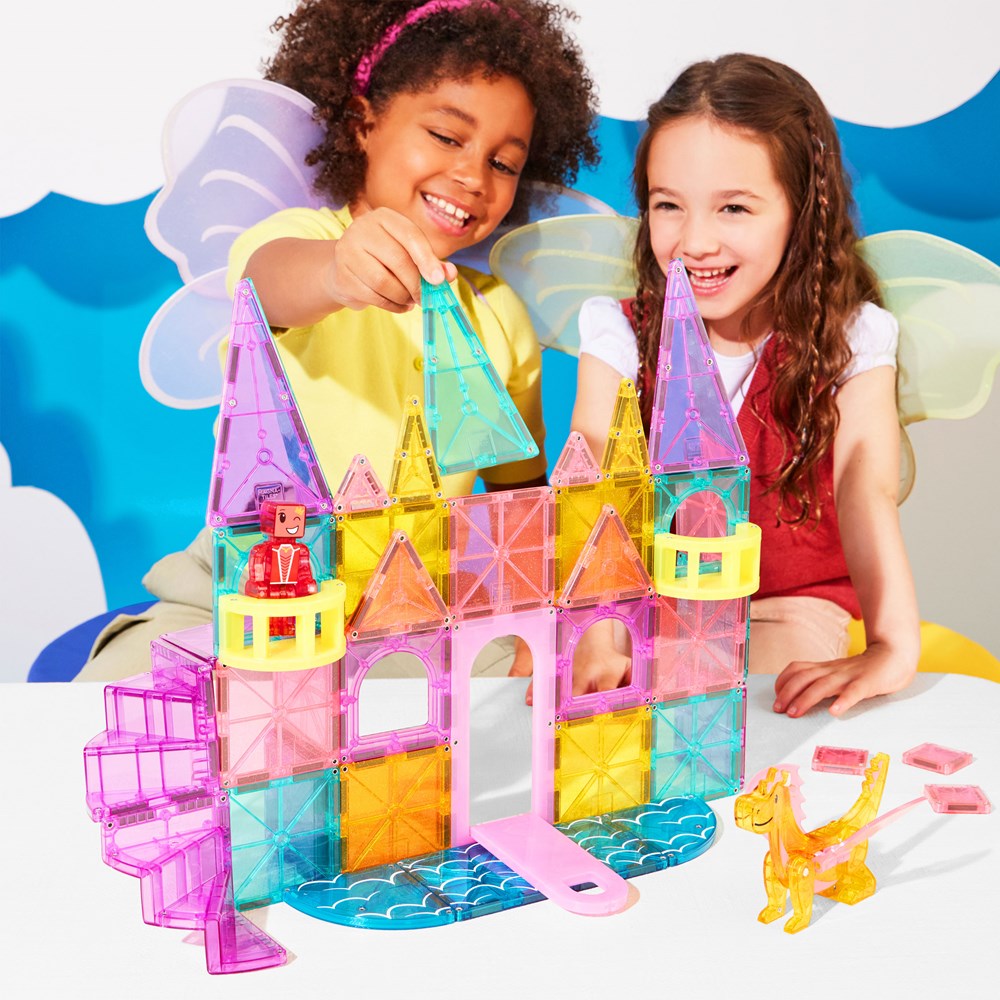 Magna-Tiles Castle DLX + microMAGS - 48 Piece Set - view 3