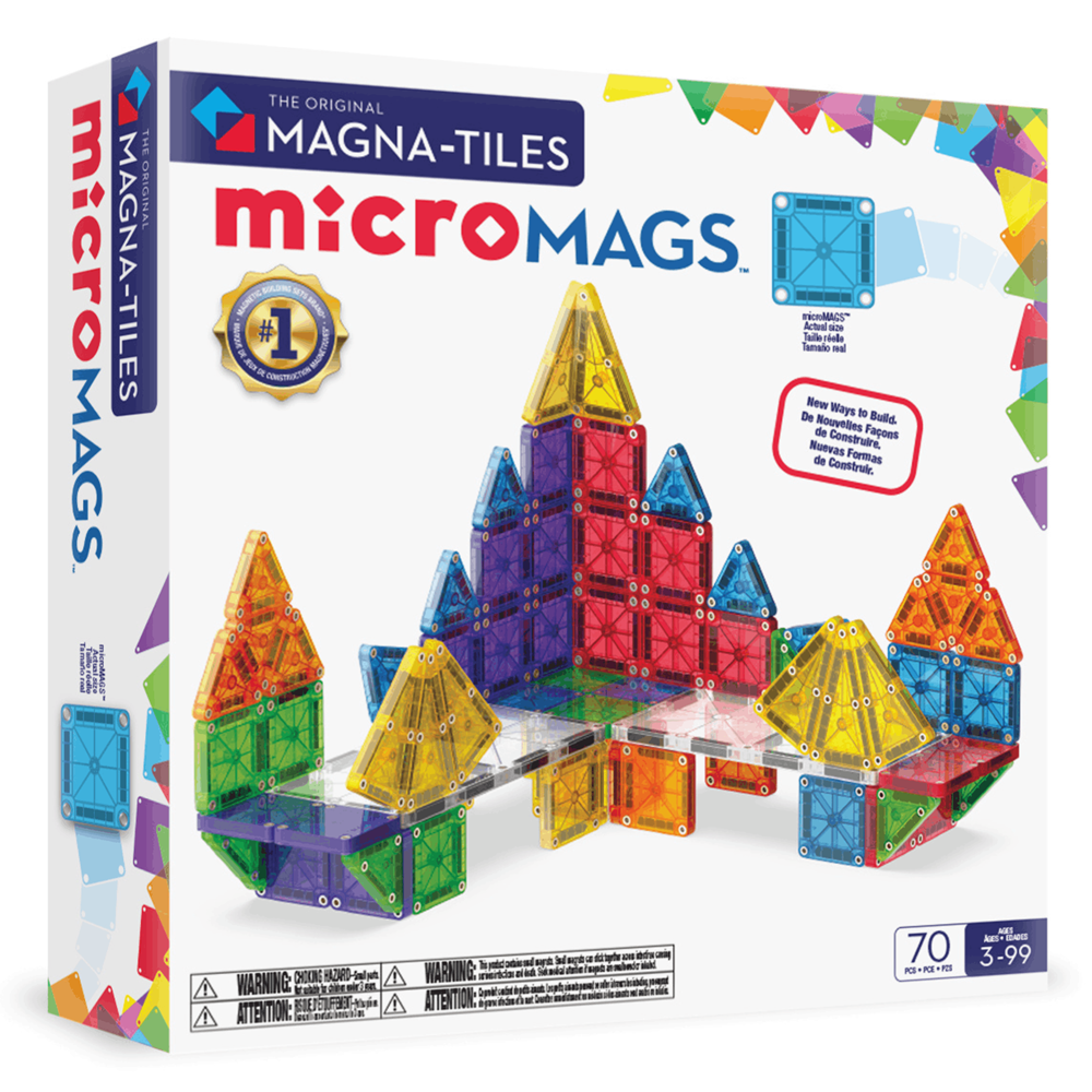 Magna-Tiles microMAGS - 70 Piece Set