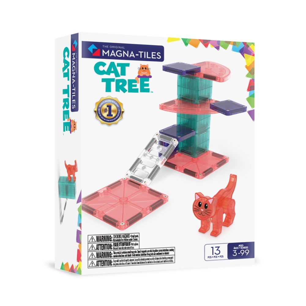 Magna-Tiles Cat Tree - 13 Piece