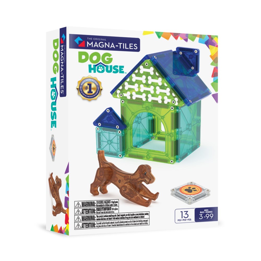 Magna-Tiles Dog House - 13 Piece