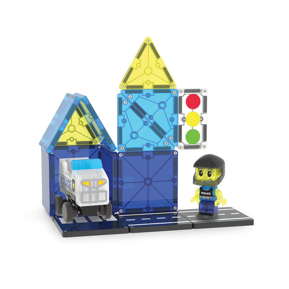 Magna-Tiles Police Patrol - 20 Piece - view 2