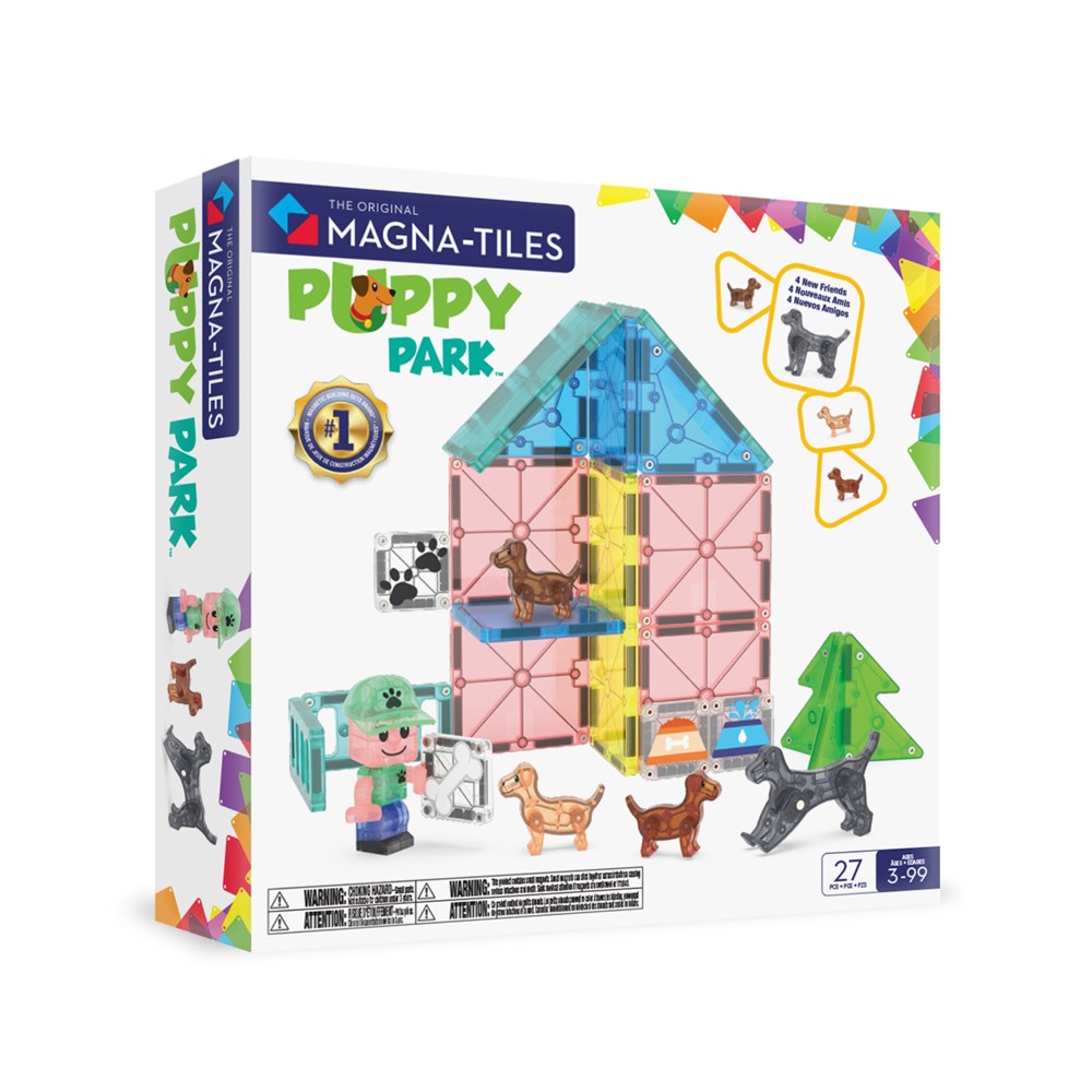 Magna-Tiles Puppy Park - 27 Piece