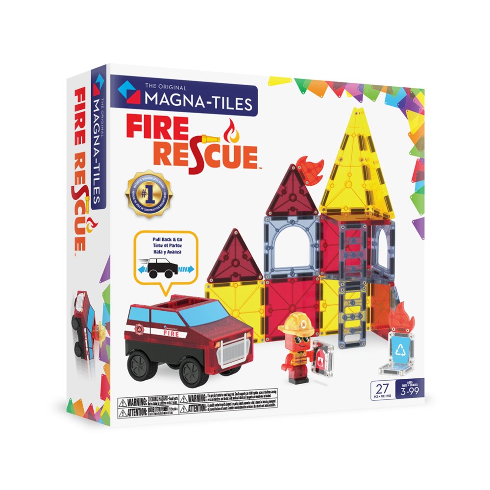 Magna-Tiles Fire Rescue - 27 Piece
