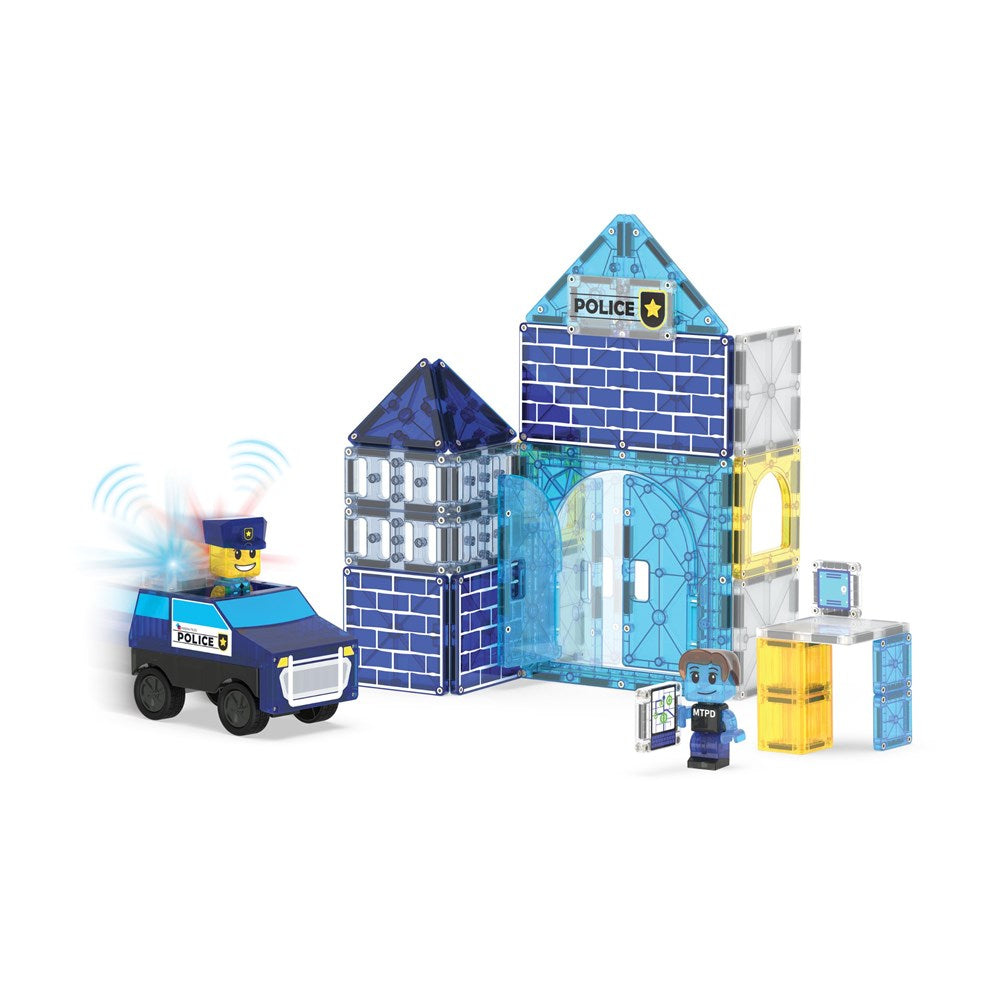Magna-Tiles Police Station - 35 Piece - view 2