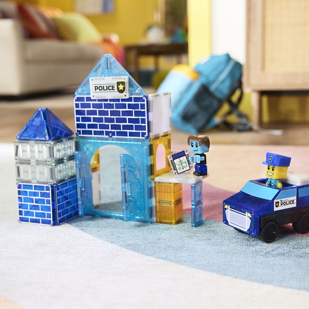 Magna-Tiles Police Station - 35 Piece - view 3