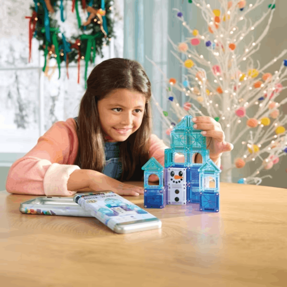 Magna-Tiles microMAGS - Winter Wonder 26-Piece Travel Set - view 3