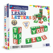 Magna-Tiles MicroMAGS - Learn Letters