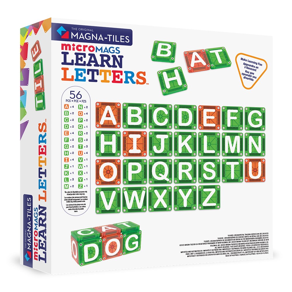 Magna-Tiles MicroMAGS - Learn Letters - view 2