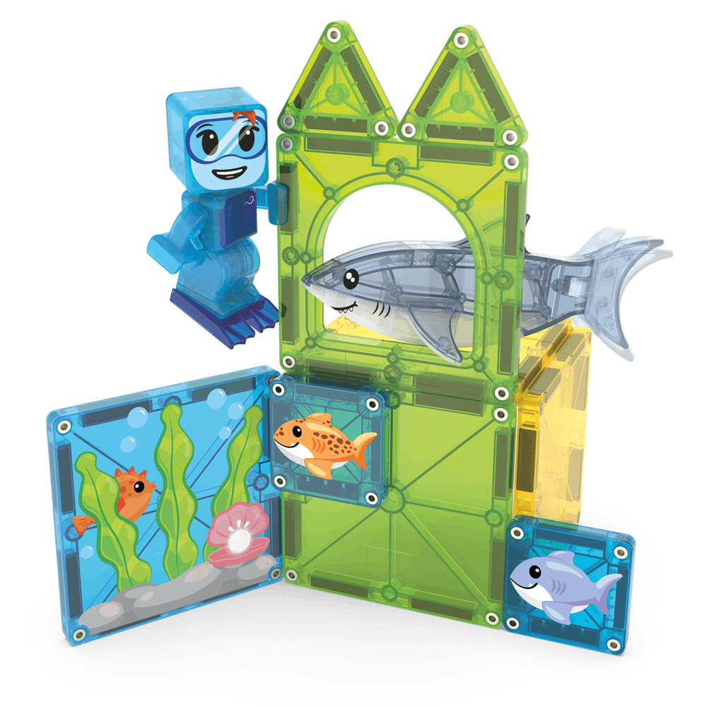 Magna-Tiles Shark Dive - 13 Piece - view 2