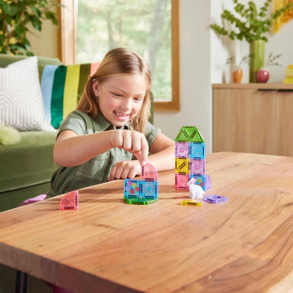 Magna-Tiles microMAGS - Spring Garden 24-Piece Travel Set - view 3