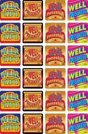 Well Presented Metallic Stickers