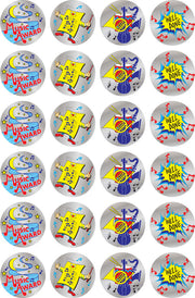 Music Metallic Stickers