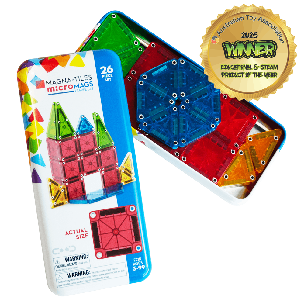 Magna-Tiles microMAGS - Travel Set - 26 Piece Set