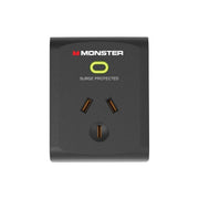 Monster Single Socket Surge Protector Black [MT-FPSP1700B]