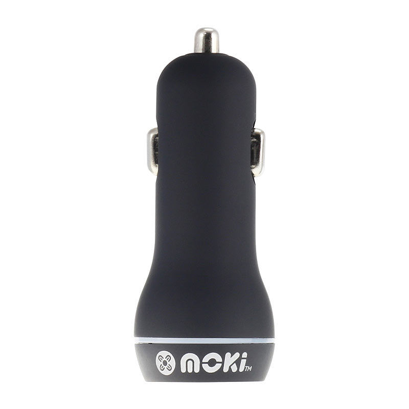 Moki Dual USB Car Charger Black [ACC MUSBCB]