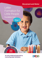 Letter Formation for Little People - Foundation Font - Step 2