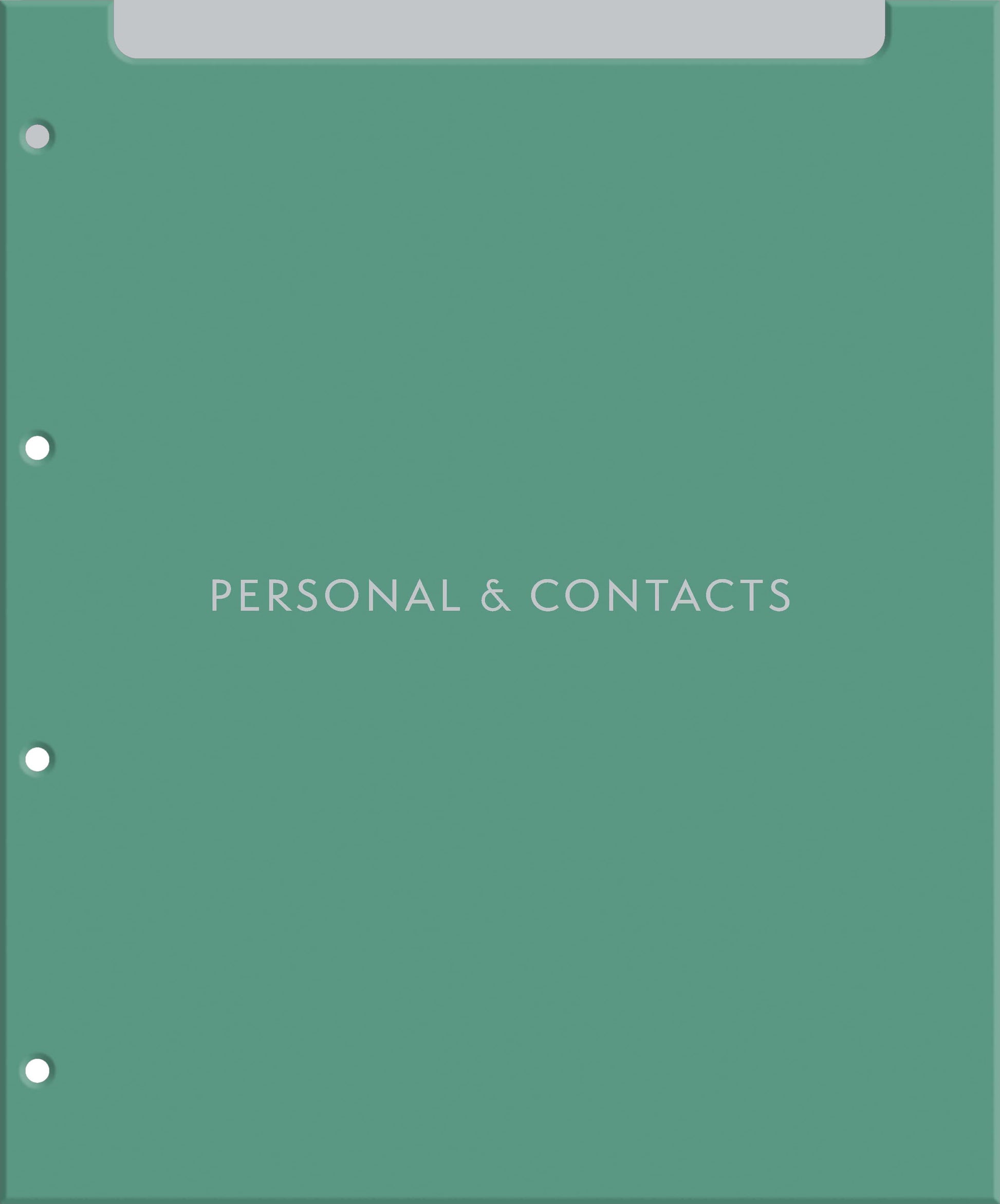Just In Case - Document Folio — inside page 3