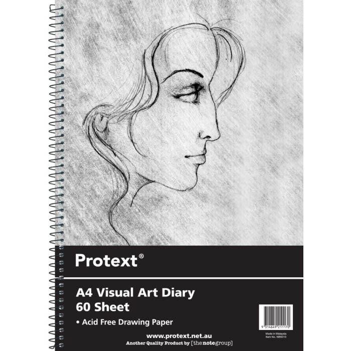 Protext A4 Visual Art Diary - 60 Sheets