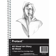 Protext A5 Visual Art Diary - 60 Sheets