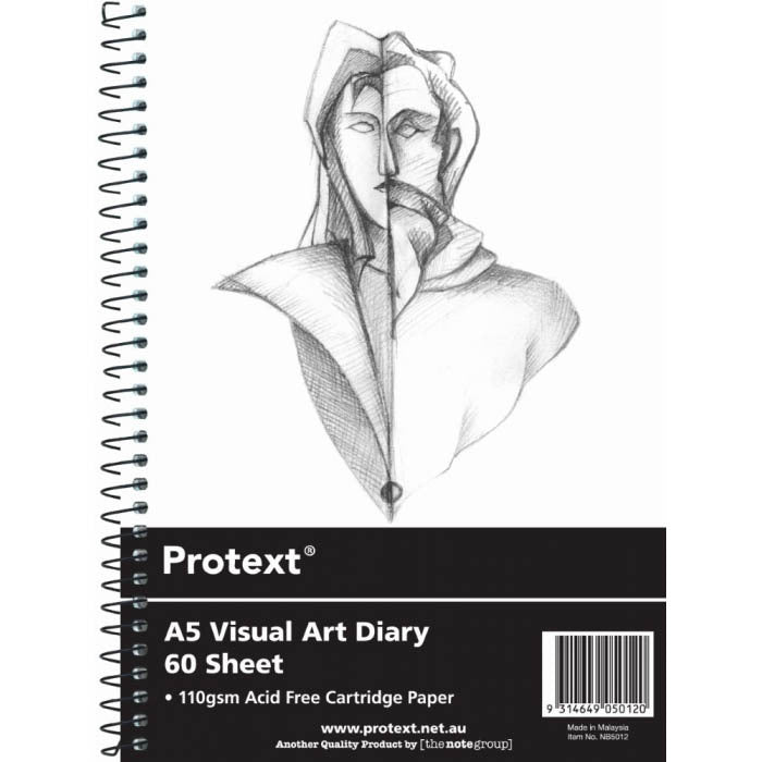 Protext A5 Visual Art Diary - 60 Sheets