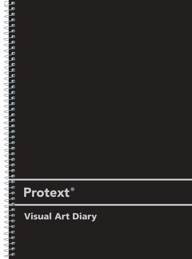 Protext A4 Visual Art Diary (Black Cover) - 60 Sheets