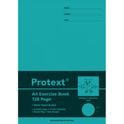 Protext A4 Exercise Book - 8mm Ruled (Owl) 128PG