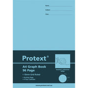 Protext A4 Graph Book - 10mm Graph Ruled (Bilby) 96PG