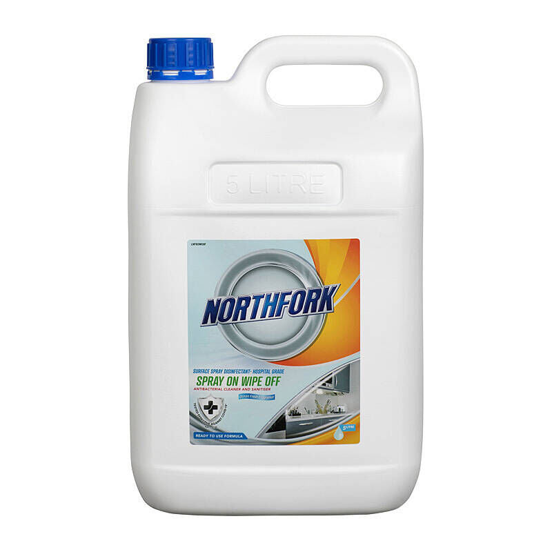 Northfork Srfc Spray Disinfectant Hosp Grade Spray 5L