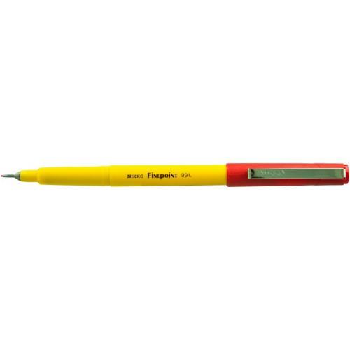 Nikko Pen - 0.4mm Fineline: Red (Box of 12)