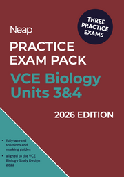 Neap Practice Exam Pack: VCE Biology Units 3&4 2026 Edition (3 Exams)