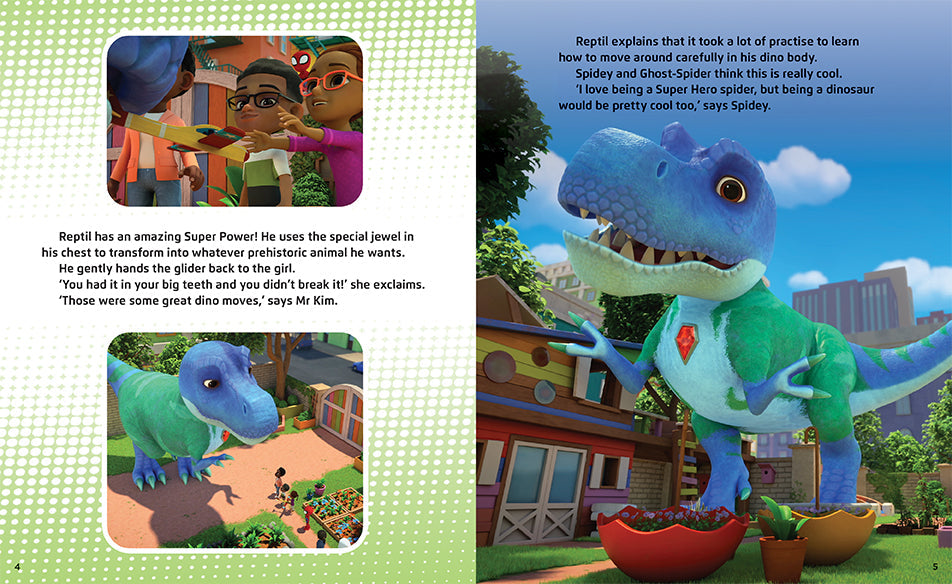 Spidey and His Amazing Friends - Collect-Me Book - Dino-Rama — inside page 2