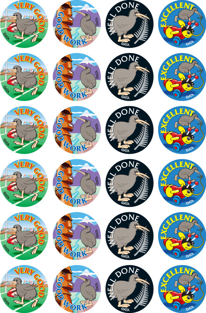 New Zealand Design Merit Stickers