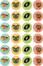 Kiwiana - Merit Stickers