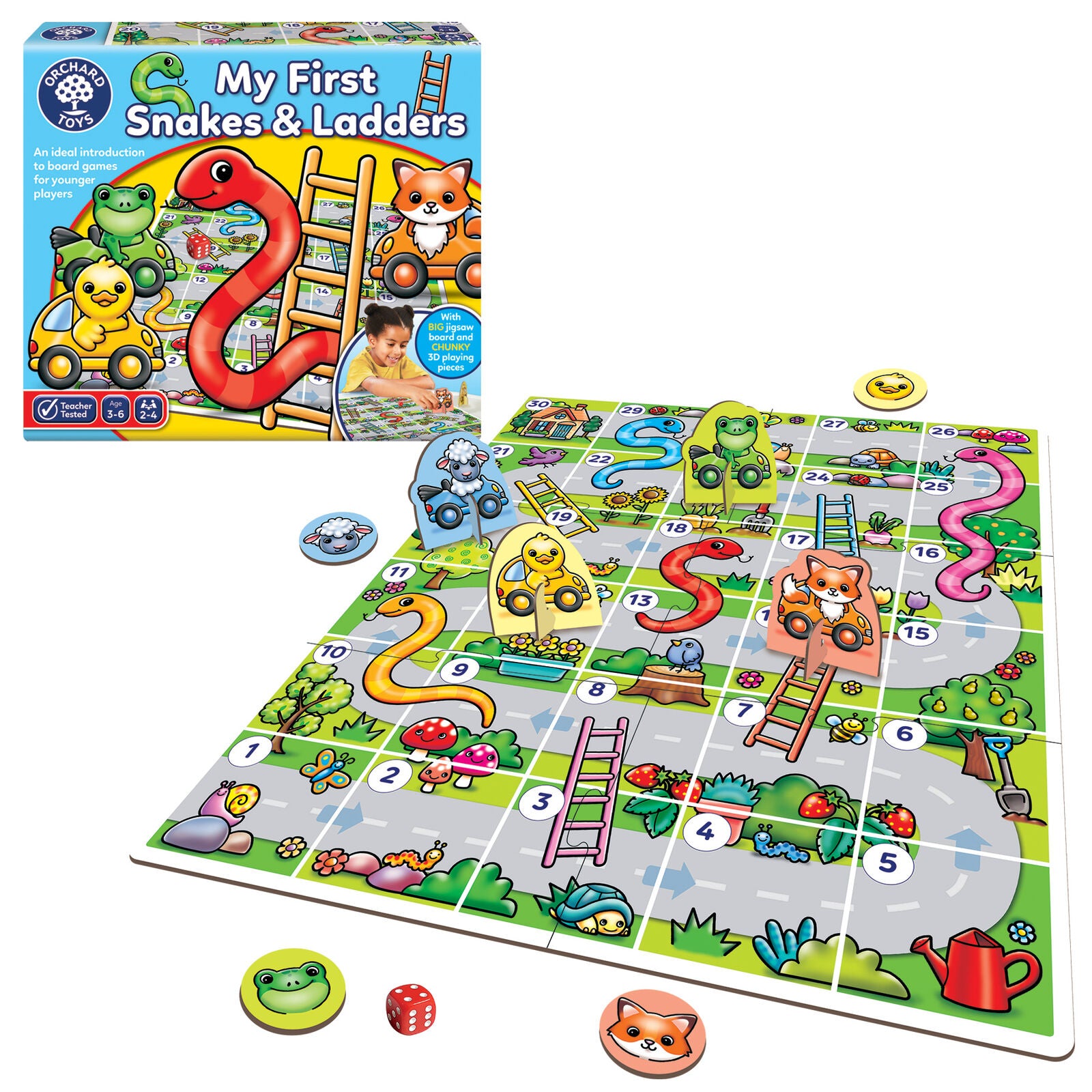 Orchard Toys - My First Snakes And Ladders