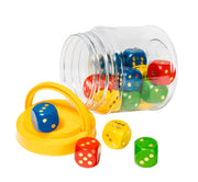 Giant Wooden Dice - Jar of 16