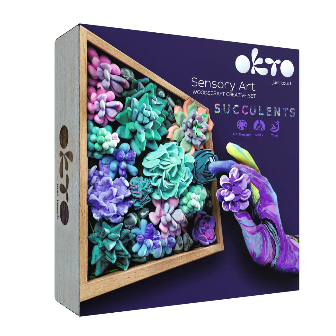 Okto Wood & Craft DIY Succulents: Tenderness
