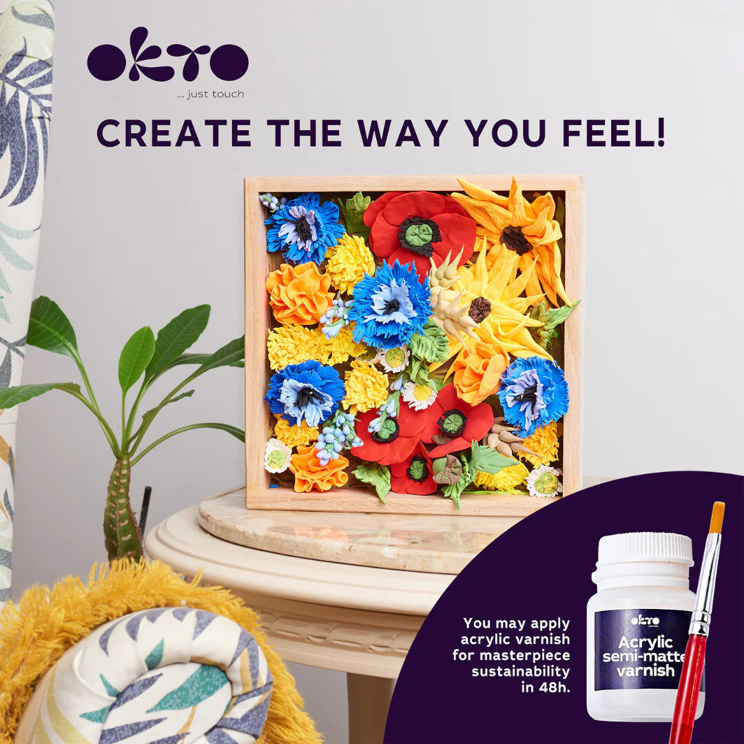 Okto Wood & Craft DIY Flowers: Freedom