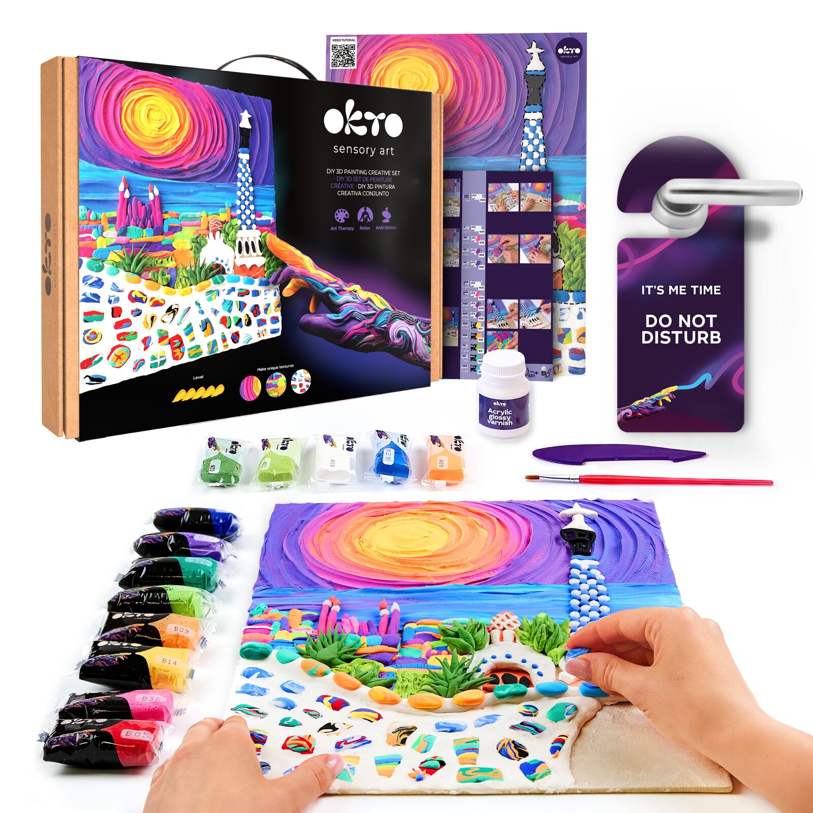 Okto Sensory Art 3D Creative Set: Barcelona Park Guell