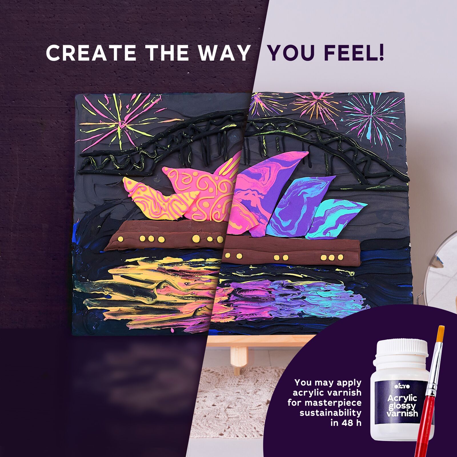 Okto Sensory Art 3D Creative Set: Sydney Opera House