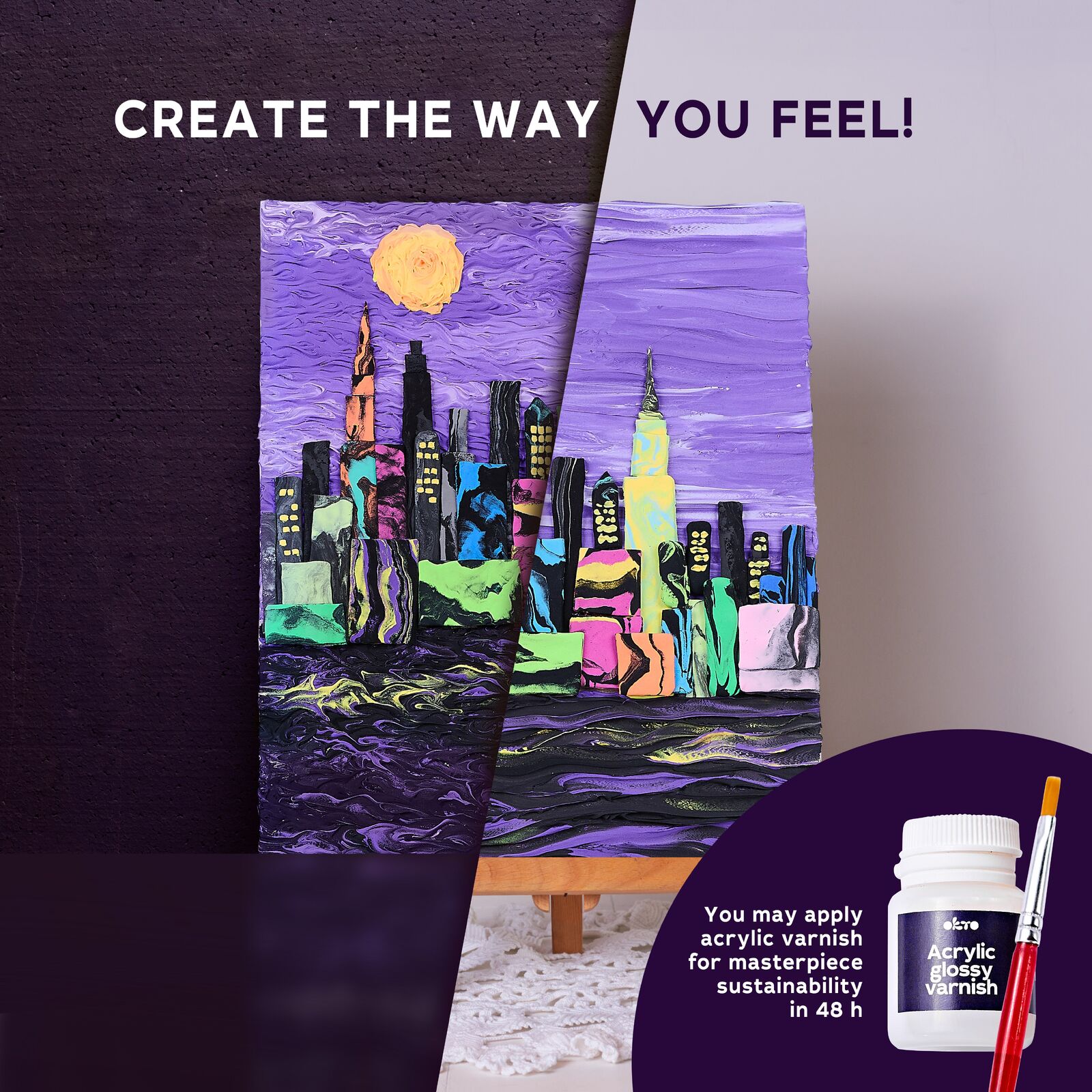 Okto Sensory Art 3D Creative Set: New York Skyline