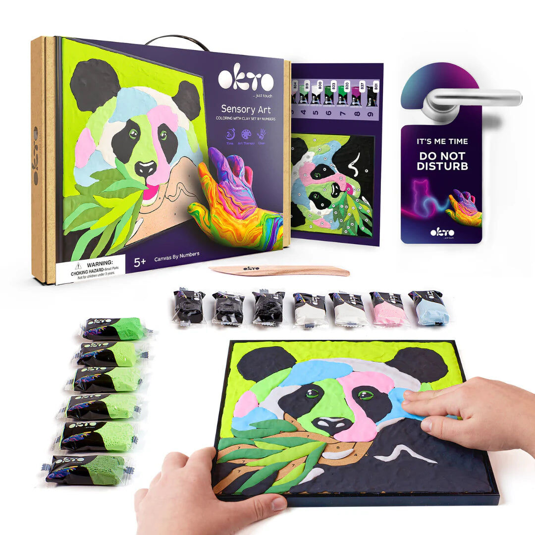 Okto Paint by Numbers with Clay: Panda