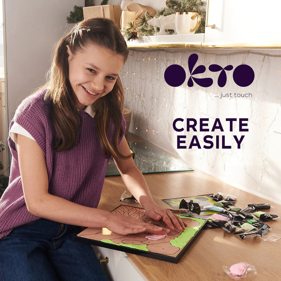 Okto Paint by Numbers with Clay: Panda