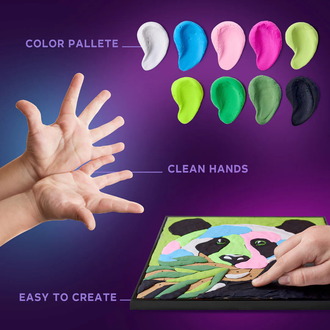 Okto Paint by Numbers with Clay: Panda